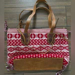 Noonday Leather Purse - Red